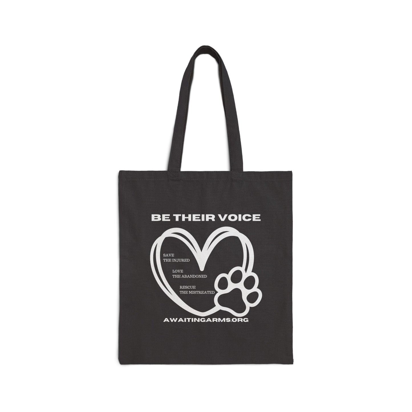 Be Their Voice -Cotton Canvas Tote Bag