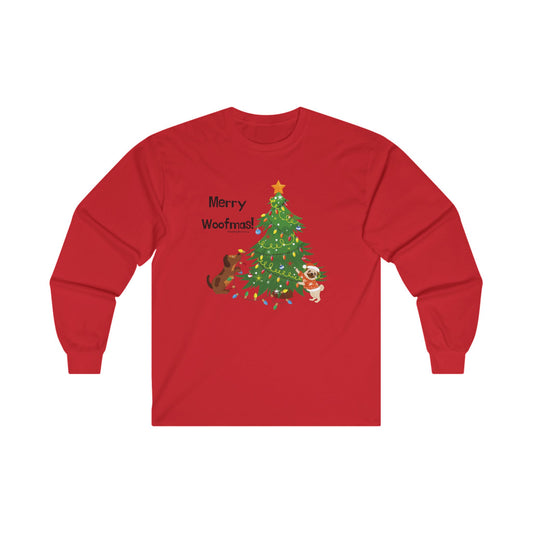 Merry Woofmas -Unisex Ultra Cotton Long Sleeve Tee